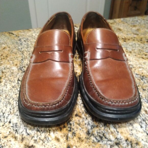 Cole Haan NikeAir Penny Loafers Men’s Size 7 M Brown Leather Dress Shoes C02961 main image 6